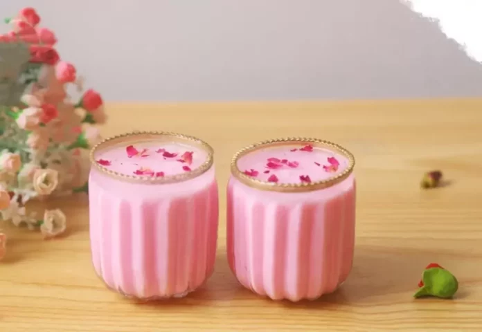 Rose Milk recipe in tamil