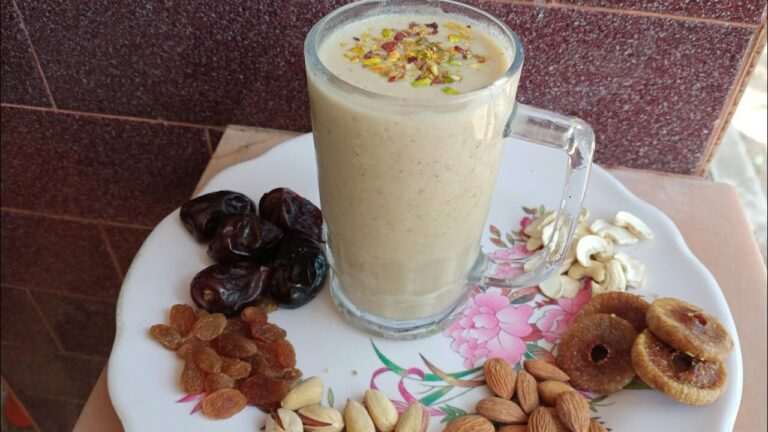 Dry Fruits Milk Shake recipe in Tamil