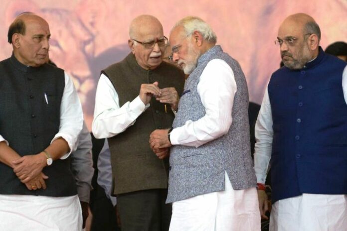 Modi and LK Advani