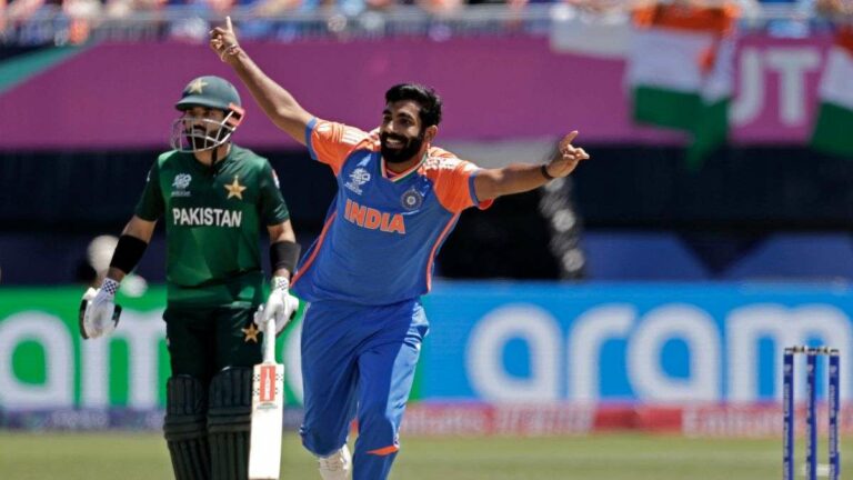 Bumrah's action bowling! India said bye bye to Pakistan!