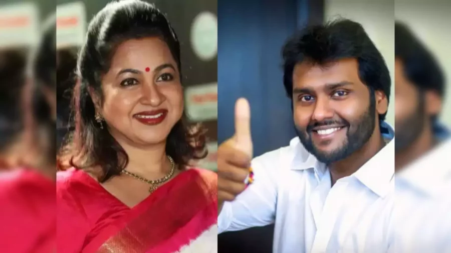 விஜயபிராபகரன் VS ராதிகா: அங்கப்பிரதக்ஷனம் எல்லாம் வேஸ்ட்!! விருதுநகரில் முன்னிலை வகிக்கும் தேமுதிக!!