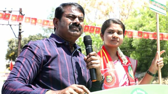 Vikravandi candidate Abhinaya Speech Against PMK