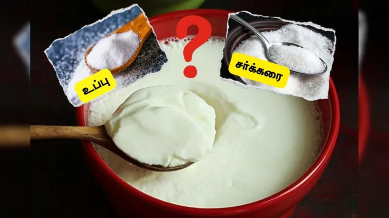 Is it good to add salt to curd? No. Is sugar good?