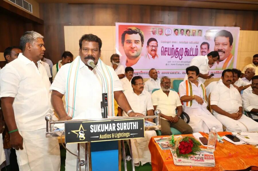 திமுகவுக்கு காங்கிரஸ் அடிமை! உறுப்பினர் பேசிய சர்ச்சை பேச்சு