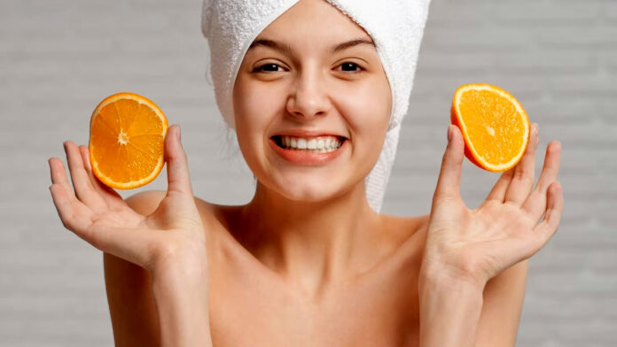 Want your face to turn white? So use orange fruit like this!!