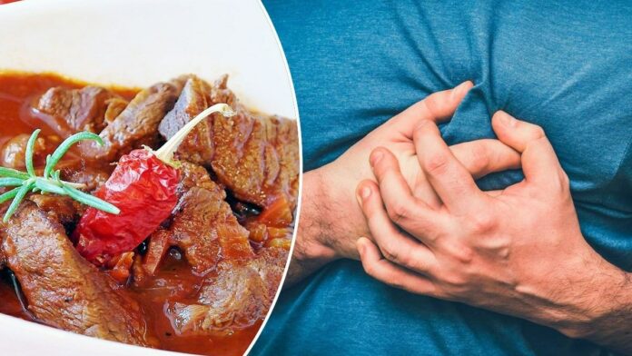 Can you get a heart attack if you eat lamb? What happens if diabetics eat this?