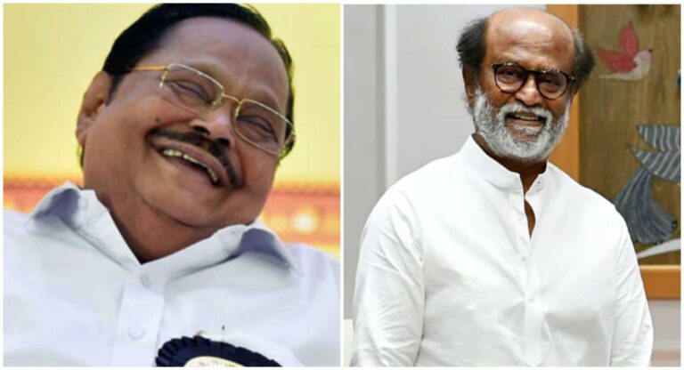 Actor Rajinikanth responds to Minister Duraimurugan's speech