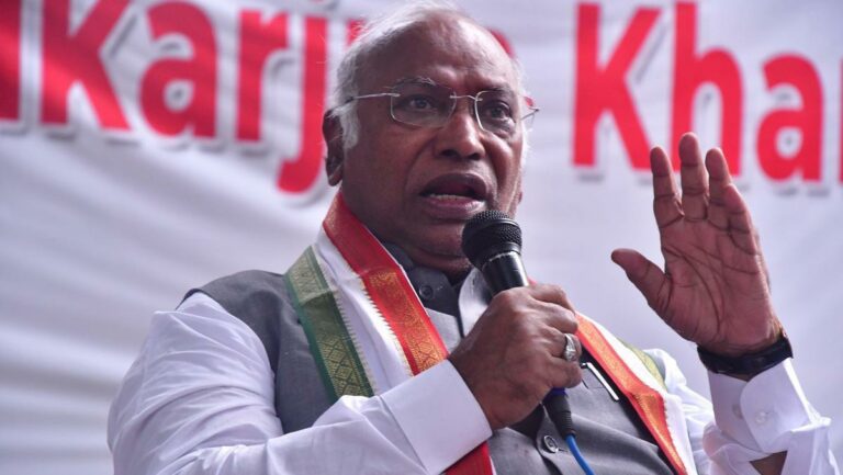 Congress Party President Mallikarjun Kharge