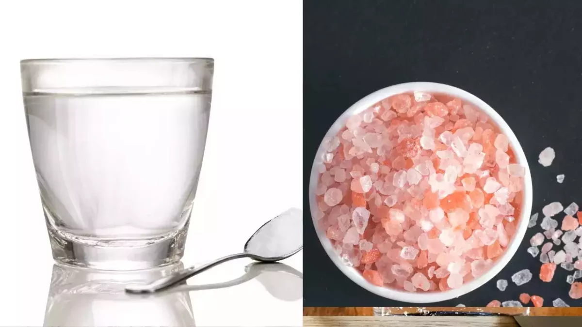 Mix some rock salt in daily water and gargle!! You will definitely get so many benefits!!