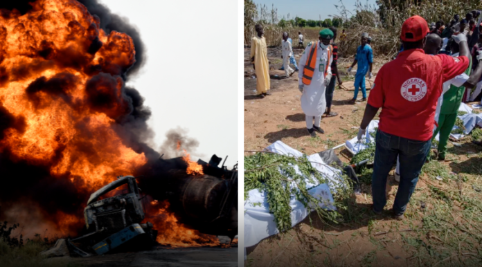 181 killed in petrol tanker truck explosion!!