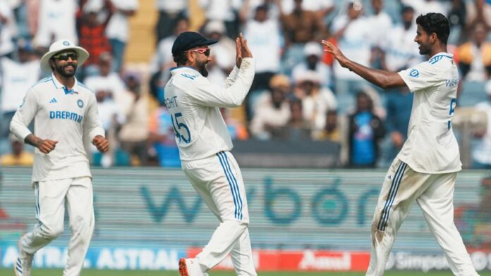 New Zealand caught in Washington Sundar's environment