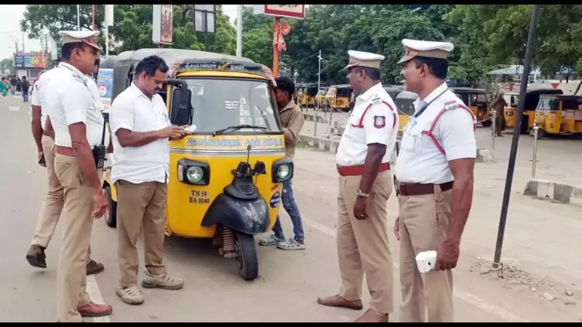 Autos are allowed only if there is a QR line!! D. Malai police department action!!