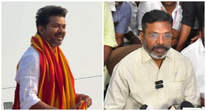 Vijay and Thirumavalavan on the same stage