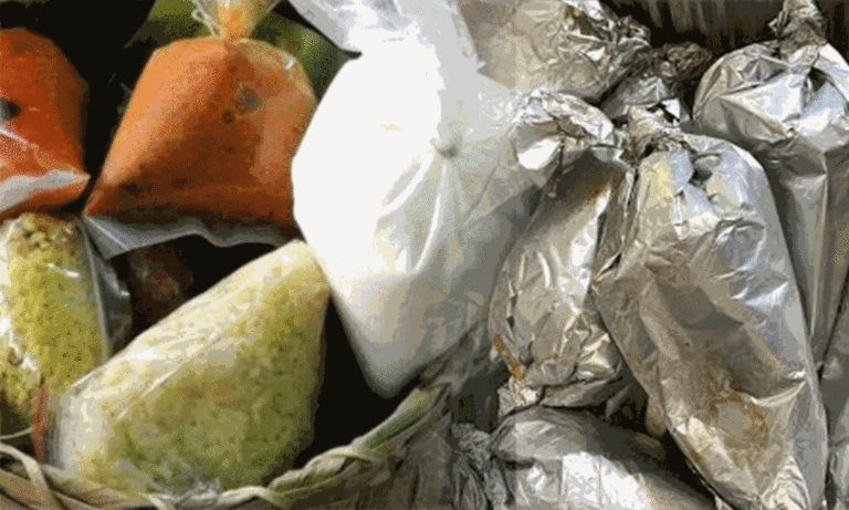 Food safety department has banned silver paper and plastic cover parcels in restaurants