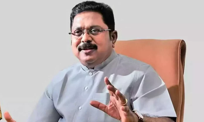 DTV Dhinakaran has accused the ruling DMK government of not having teachers in 2500 government schools.