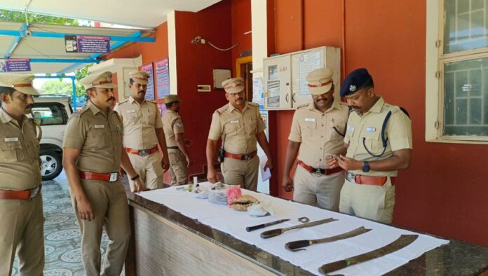 Police in Coimbatore arrested 6 kg of ganja and arrested 7 people including college students