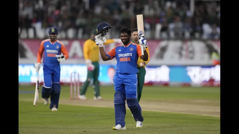 A historic achievement by Sanju Samson