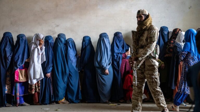 The Taliban government banned women from singing and praying in Afghanistan.