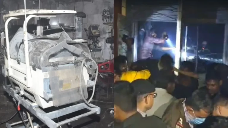 Govt hospital caught fire... 10 infants killed!!