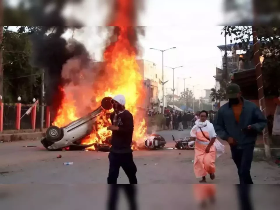 The people of Manipur are protesting to get rid of terrorists in Manipur