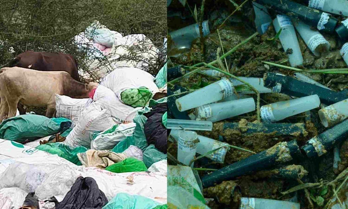 Political leaders are against the dumping of garbage in Kerala on the borders of Tamil Nadu