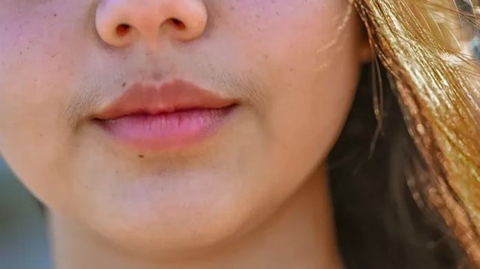 Ladies, if you have just one spoon of wheat flour.. all mustache hairs will fall out!!