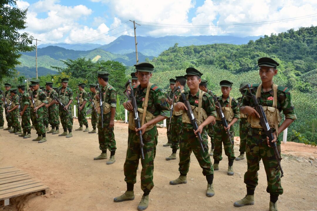 Myanmar "Argan" rebel force that has taken over territories of Bangladesh