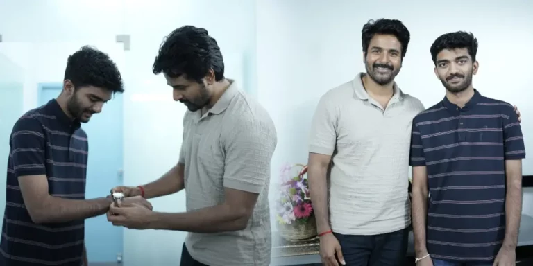 Actor Sivakarthikeyan personally invited world chess champion Gukesh and gifted him an expensive watch