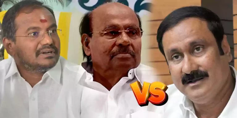 There is a conflict of opinion between the founder Ramdas and the president Anbumani