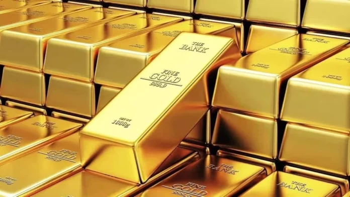 Gold has gone up by Rs 600 per bar. A sawan gold is selling for Rs 57,640