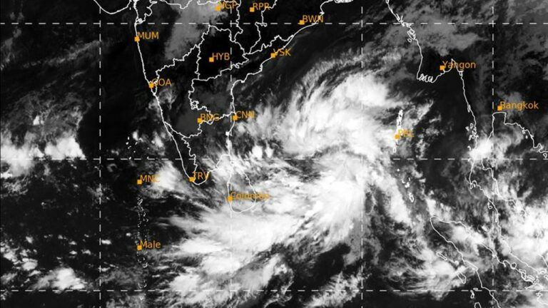 A low pressure formed in the Bay of Bengal recently!! Orange Alert across Tamil Nadu!!