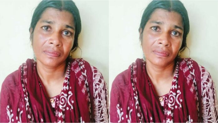 A woman who was involved in stealing money from a bus running near Kanyakumari was caught red-handed