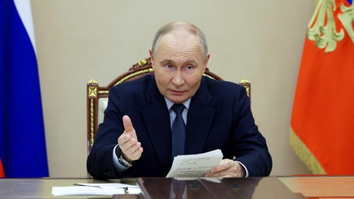 Putin at the height of anger