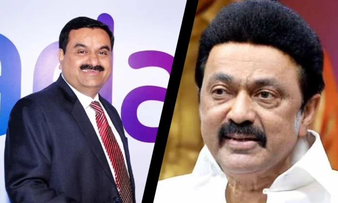 Tamil Nadu government's response to the question raised by the Arapor movement, "Who did Gautam Adani meet in Chennai?"