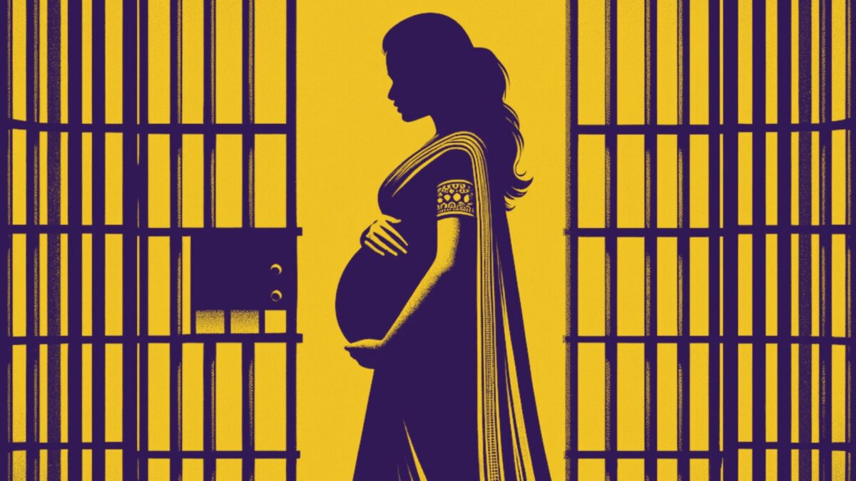 A prisoner who got pregnant without being touched