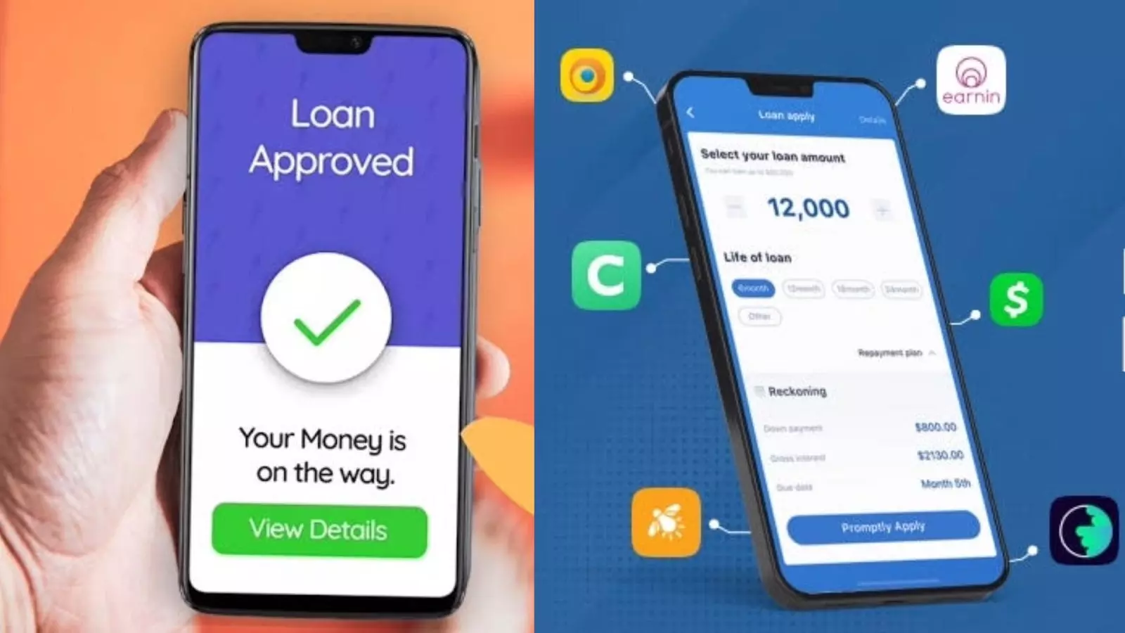 Scam by online loan apps money!!