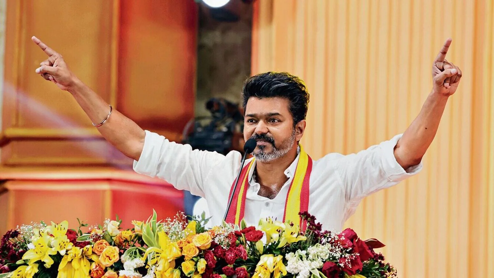 'Democrat' against the ruling party!! Vijay's new political voice!!