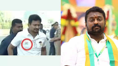 தேசிய கொடியை அவமதித்த உதயநிதி! இது கூட தெரியாமலா துணை முதல்வர்
