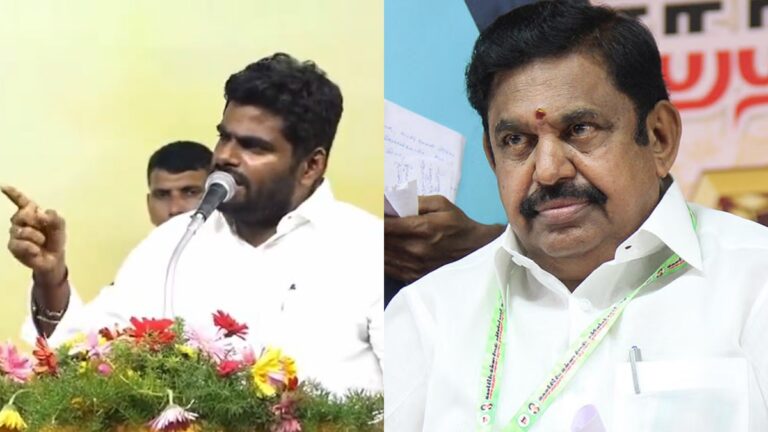 Annamalai secret meeting with Edappadi's son!! The old alliance is firm.
