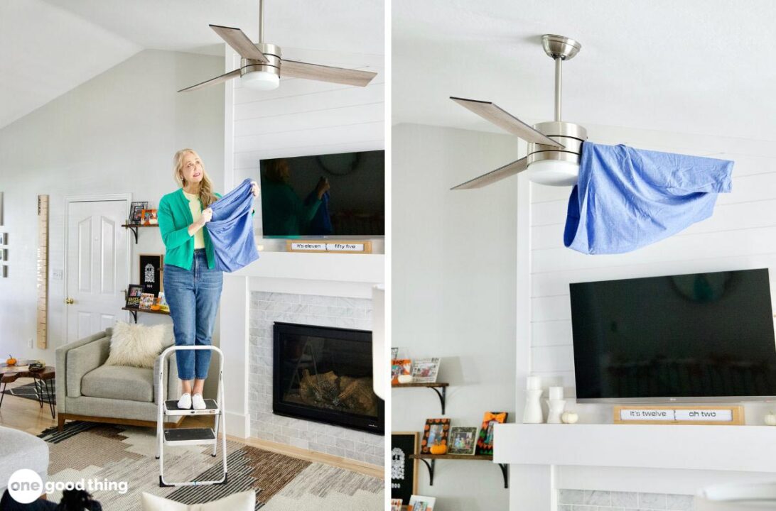 Are you finding it difficult to clean your ceiling fan? Try these tips!!