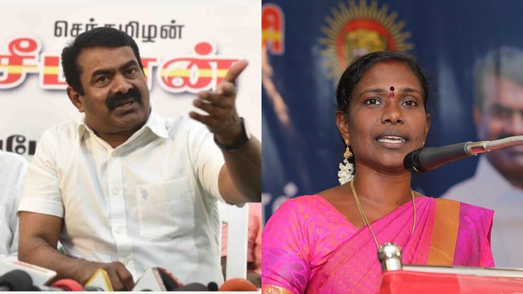 It is reported that Kaliammal will withdraw from Naam Tamilar Party