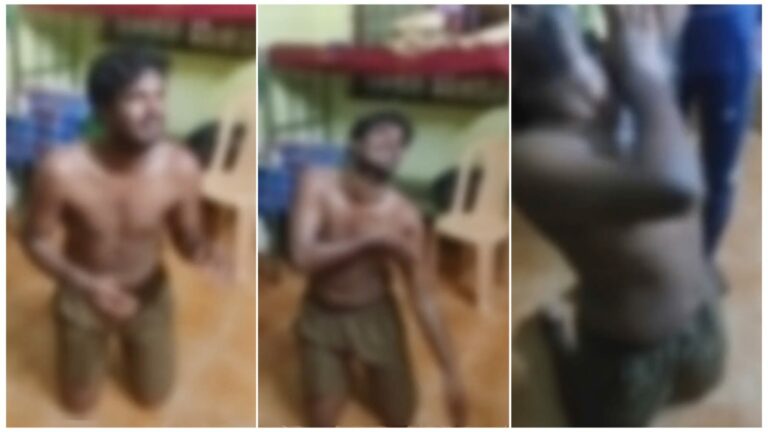 கோவையில் அதிர்ச்சி..!! சீனியர் மாணவரை அரை நிர்வாணப்படுத்தி பெல்டால் தாக்கிய ஜூனியர் மாணவர்கள்..!! வலியால் கதறி துடித்த பரிதாபம்..!!
