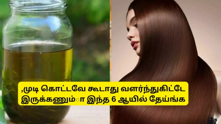 நிஜமாவே இந்த எண்ணையை தலைக்கு தடவினால் ஒரு முடி கூட உதிராது!! இன்னைக்கே ட்ரை பண்ணுங்க!!