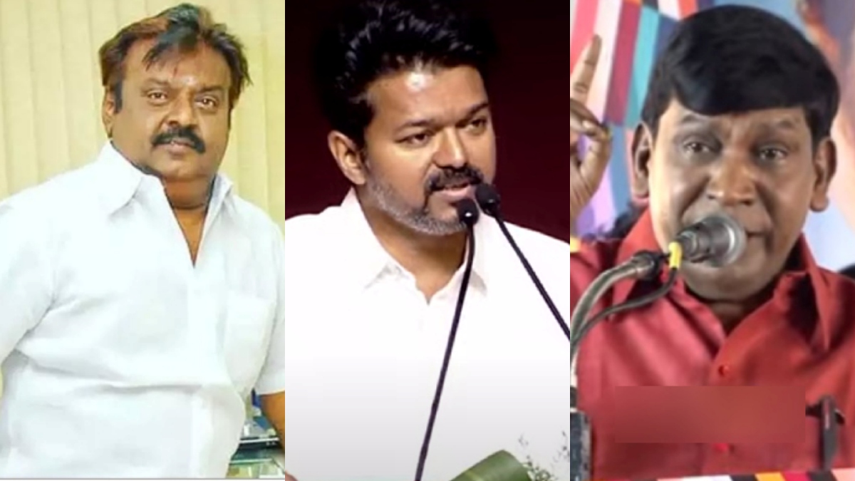 Vadivelu dared to oppose Vijayakanth continuously!! The truth of the blue shirt man!!