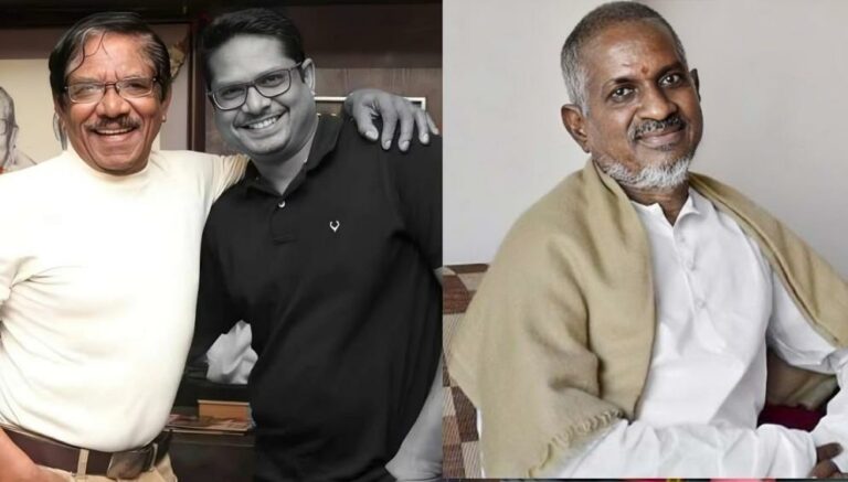 Ilayaraja went to console Bharathiraja!! But something else happened!!