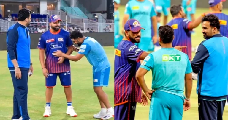 A video of Rohit Sharma talking to Zakir Khan has created controversy.