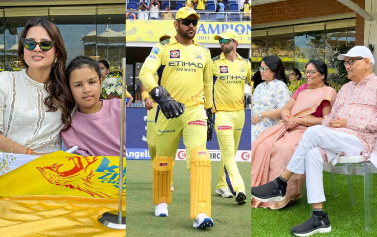 This is the last.. Parents came to see their son!! Dhoni to announce retirement!!