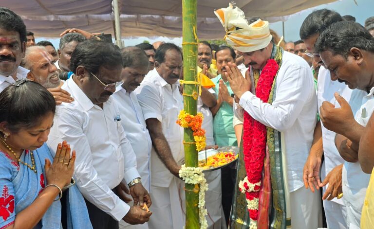 சித்திரை முழு நிலவு வன்னியர் சங்க மாநாடு பந்தல் கால் நடும் விழா! அன்புமணி வலியுறுத்திய சமூக நீதிப் போர்