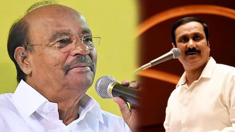 From now on, I am the leader of PMK!! The workers are getting angry over Ramadoss' announcement!!