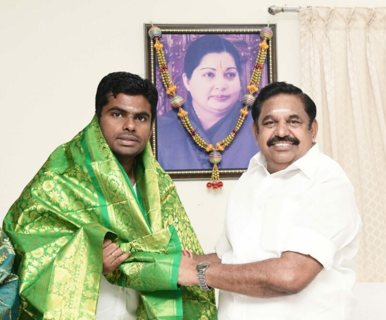 He should be made the state president of the BJP. A chance for Annamalai again??